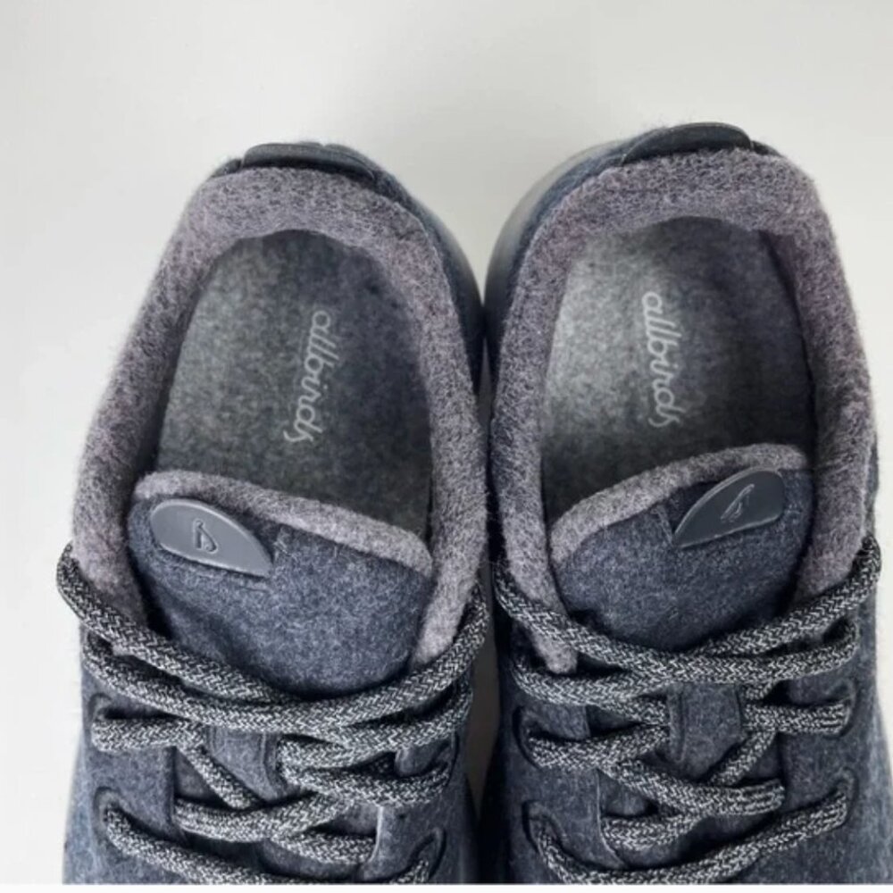 allbirds Women's Black Wool Runner Sneakers - Picture 6 of 8